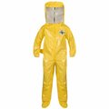Lakeland Suit, C4T400Y, ChemMax, Chemical, 2X-Large, Yellow C4T400Y-2XL